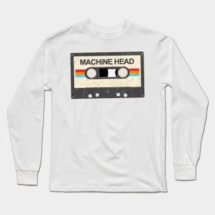 kurniamarga vintage cassette tape Machine Head Long Sleeve T-Shirt